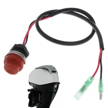 Универсален извънбордови окачен прекъсвач Бутон Бесключевой спиране на Предпазен интерфейсен кабел, който е съвместим с Yamahas