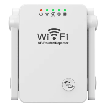 Усилвател на WiFi 300 Mbit / с мини безжичен ретранслатор усилвател на повторител на сигнала в WiFi мрежата точка за достъп повишена удължител,штепсельная щепсел EU