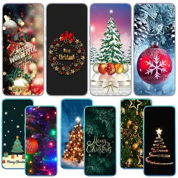 Честита Нова Година, с Коледна Елха, Калъф за Телефон Infinix Hot 20 20i Note 11 9 10 Lite Pro Play 10i 10T Smart 6 5 12 G96 Case